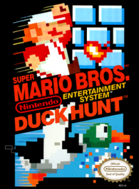 Super Mario Bros and Duck Hunt PAL NES PAL box art